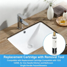 1225 Replacement Cartridge Kit with Removal Tool for Moen Kitchen and Bathroom Faucets