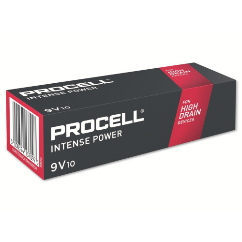 Duracell Duracell Procell Intense 9V Battery (Pack of 10)
