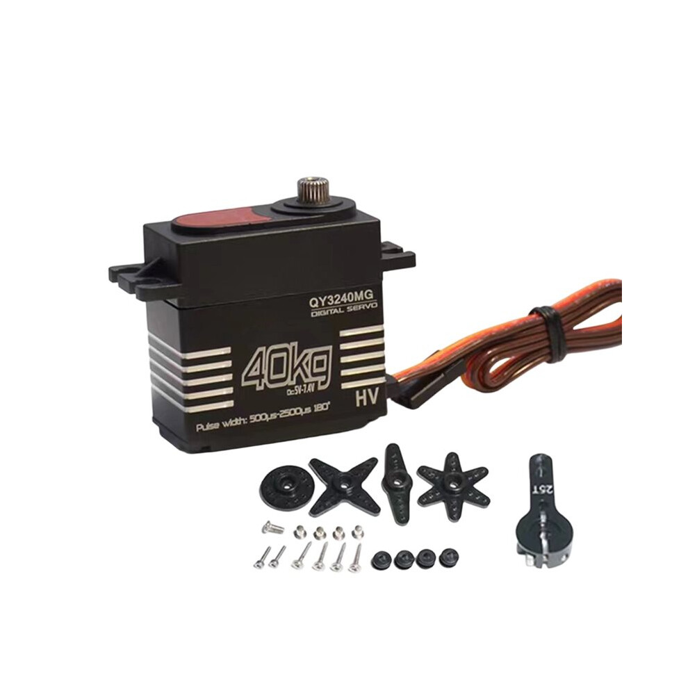40Kg Waterproof High-Speed Digital Servo High Torque Metal Gear With 25T Servo Arm Digital Servo Kit For 1/8 1/10 Rc Car 6032010364098