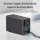 Dual Bay Shell Heat Dissipation 3.5 USB External Dual Hard Drive Enclosure  Array Box with  EU Plug 4