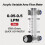 New LZM-4T Acrylic Flow Meter 0.05-0.5LPM 6mm Adjustable Panel Mount Gas Rotameter Variable Area Air Flow Controller 6