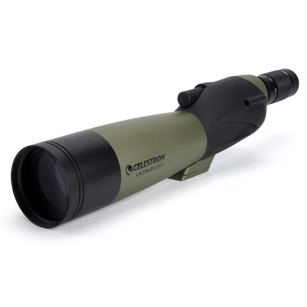 Celestron 52254 Ultima 80 Mm Spotting Scope Straight, Green