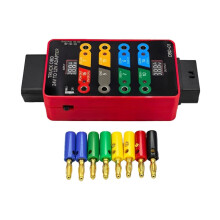 Car OBD 24V to 12V Adapter, Universal OBD Jumper Box Tester, Professional Auto Repair Tools, Fault Detection Instrument