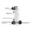 New LZM-4T Acrylic Flow Meter 0.05-0.5LPM 6mm Adjustable Panel Mount Gas Rotameter Variable Area Air Flow Controller 5