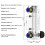 New LZM-4T Acrylic Flow Meter 0.05-0.5LPM 6mm Adjustable Panel Mount Gas Rotameter Variable Area Air Flow Controller 7