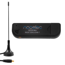 NESDR Mini (TV28T v2) USB RTL-SDR, DVB-T & ADS-B Receiver Set with Antenna. RTL2832U & R820T Tuner. Low-Cost Software Defined Radio Compatible with M