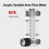New LZM-4T Acrylic Flow Meter 0.05-0.5LPM 6mm Adjustable Panel Mount Gas Rotameter Variable Area Air Flow Controller 2
