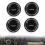 4Pcs New Front Dashboard Air Vent Air Conditioner AC Grille Diffuser Panel 8P0820901 for  A3 S3 8P 2004-2013 2