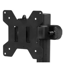 Allcam U2860PCM Ø28-60mm Pole Clamp Mount with Quick Release VESA bracket for LCD monitors/TVs, Tilt, Pan, Rotate