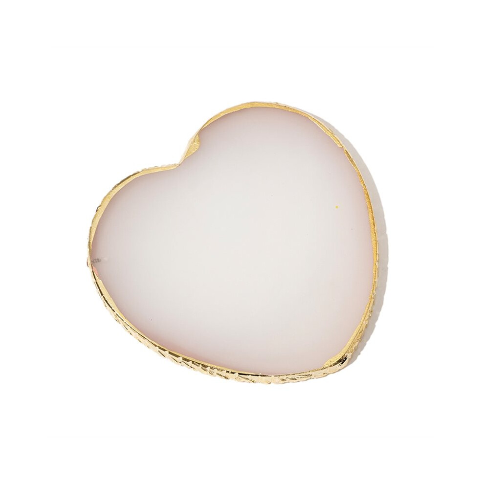 Resin Nail Art Palette, Nail Art Painting Nail Polish Palette Palette Color Display Nail Art Tools. Gold/White 6031363988234