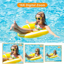 Digital Camera Kids Camcorder 16X Zoom Compact Cameras with Auto Focus 2.4 Inch Screen for Children Adult Beginners