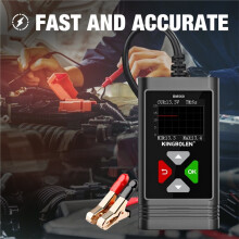 KINGBOLEN BM560 Car Battery Tester 6V 12V Automotive-Test Tools Car Health Exam Reversible Access Clip Voltmeter Analyzer