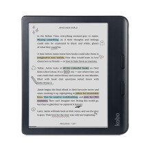 Kobo Libra Colour | eReader | 7” Glare-Free Colour E Ink Kaleido 3 Display | Dark Mode Option | Audiobooks | Waterproof | (Black)