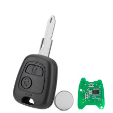 433MHZ Car Key Fob with ID46 Chip NE73 Blade for Peugeot 206 207 307 106 107 306 406 407 & Citroen C3 C4 C5 C1 C2 C6 C8 Xsara Berlingo Car Remote Con