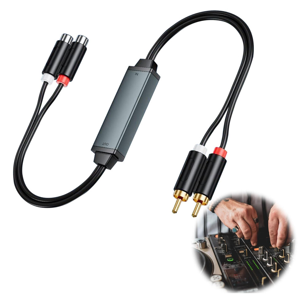 Rca Noise Isolator - Ground Loop Noise Isolator And Rca Audio Hum Eliminator For Car Audio Systems, Home Stereo, Amplifiers, And Speakers - Eliminate 13979744