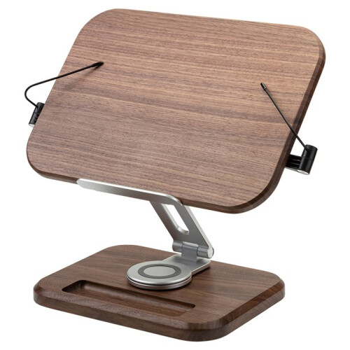 Black Walnut Solid Wood Reading Rack Student Reading Heightening Bracket Picture Book  Tablet Notebook Bracket
