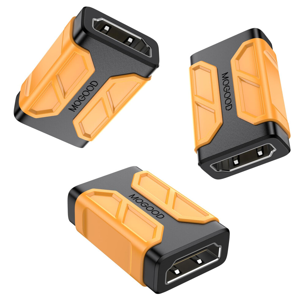 Mogood Hdmi Coupler 8K, 3 Pack 2.1 Female To Female Adapter, Support 3D 8K@60Hz/4K@120Hz Uhd Hdr Earc, Hdmi Extension Adapter For Cinema, Projectors, 34078037