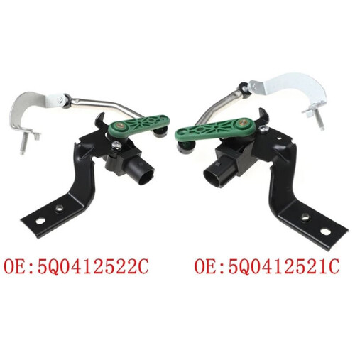 1 Pair Front Left+Right 5Q0412522C 5Q0412521C Xenon Headlight Level Sensor for    for   7 2