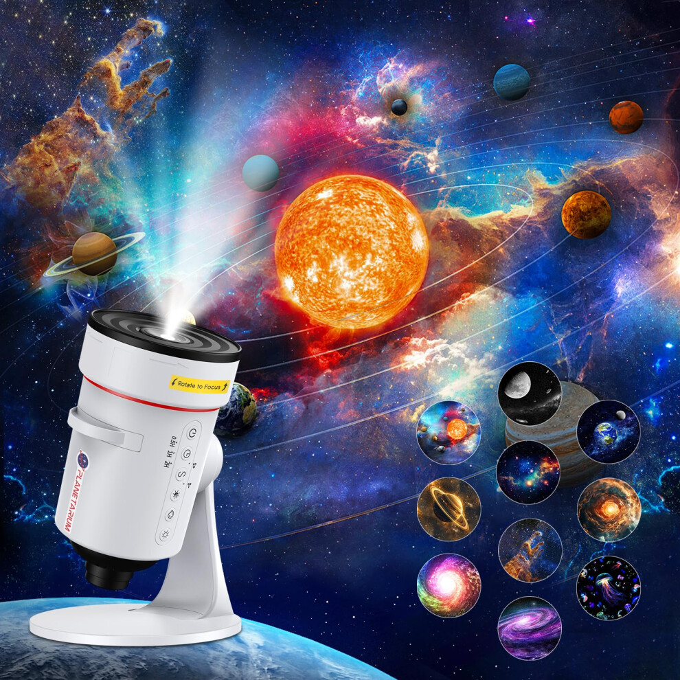 Cawevon Galaxy Projector,4K Hd Realistic Star Planetarium