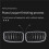 Car Front LED Grille Front Bumper Grille for  X5 X6 E70 E71 2006-2015 5
