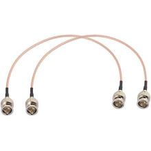 Superbat Thin BNC Male to Male RG179 Cable 30cm,2Pcs Short HD 3G SDI Video Cable 75ohm for Blackmagic Camera SDI Converter/Recorder CCTV Monitor Audi