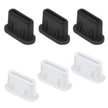 Soft Silicone Type-C Anti-Dust Plug for - Cover for 3 Pro Body, RC-N1/ RC Remote Control Charging Port