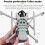 Landing Gear for   3/3 Pro Drone Foldable Expansion Kit Quick Release Height Protector Extended Leg Extensions 5