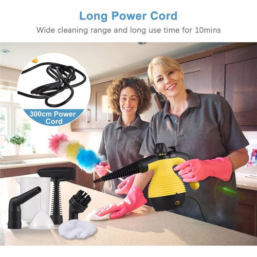 Kitchen Multifunctional High Temperature Pressurized Handheld Steam Cleaning Machine with 9PCS Accessory UK Plug 2