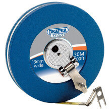 Draper 30m Steel Tape Measure | Long Measuring Measurement Tape | Rust Proof Holding Claw | 88217