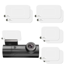 8PCS Windshield Electrostatic Film for Dash Cam, Premium Adhesive Reflective Static Window Stickers Windshield Dashcam Stickers Clear Windshield Film