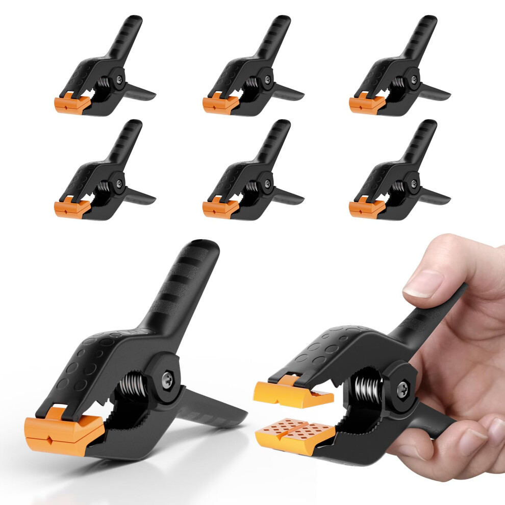 Emart 6 Pack Heavy Duty Muslin Spring Clamps, 4.5 Inch Photo Booth Backdrop Clips For Photography Studio 30745858