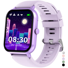 JUBUNRER Kids Smart Watch for Girls Boys Watches Phone Bluetooth Call Heart Rate Sleep Pedometer Step Counter Sport Game Fitness Activity Trackers Ca