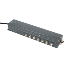 TV Signal Booster Aerial Amplifier, Labgear 6 Way Signal Distribution Amplifier with F-Type Connections, 4G & 5G Filtered Professional Booster For TV/