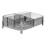 Glacier-Print Desktop Makeup Organizer with Legs Clear Lipstick Split Vanity Storage Organizer Makeup Organizer Box B 1