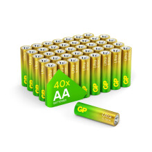 GP Ultra AA Batteries 40 Pack – 1.5V Alkaline Doub