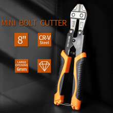 Bolt Cutter Meccion Heay Duty 8 CRV Mini Bolt and Wire Cutter Cable Ch