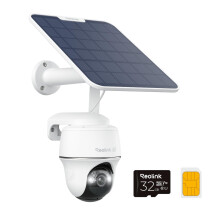 Reolink 4G LTE Solar Security Camera Outdoor Wireless with Spotlight, 4K Color Night Vision, Pan 355&Tilt 140, Animal/Person/Vehicle Detection, 2-Wa