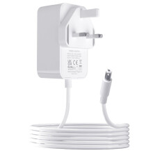 12V Power Adapter for BT Openreach ONT EchoLife HG612 Fibre optic Modem Replacement Cable for EE Router Smart Hub Nail Lamp 1.5M Power Supply Cord Wh