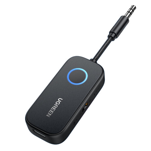 UGREEN Bluetooth 5.3 Transmitter Receiver, 2-in-1 Aux, Dual Connection, 28H