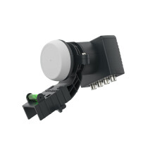 GeoSync Universal Quad 4 Output LNB for Satellite Dish Freesat SKY HD TV Satellite Receiver for MK4 Zone Dishes Feed Horn Design with Spirit Level Br