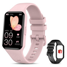 Smart Watch for Women,1.47 inches Fitness Watch with 24 Sports Modes,2Straps,Heart Rate,Sleep Monitor,SpO2,Step Counter,Activity Tracker,IPX8 Waterpr