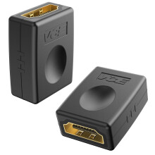 VCE HDMI Coupler 3D 4K HDMI Female to Female Extension Adapter 2 Pack