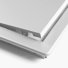 Awenta 100 x 100 mm Plastic Access Panel Door  White Opening Flap Cove