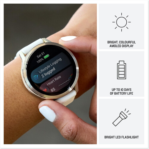 Garmin Garmin Venu 4, 41mm GPS smartwatch, Bone 2