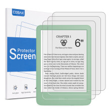 CoBak 3 Pack Anti-Glare Matte Screen Protector for 6" Kindle 11th Generation 2024 and 2022, Kobo Nia, and PocketBook - High Clarity, Fingerprint Resi
