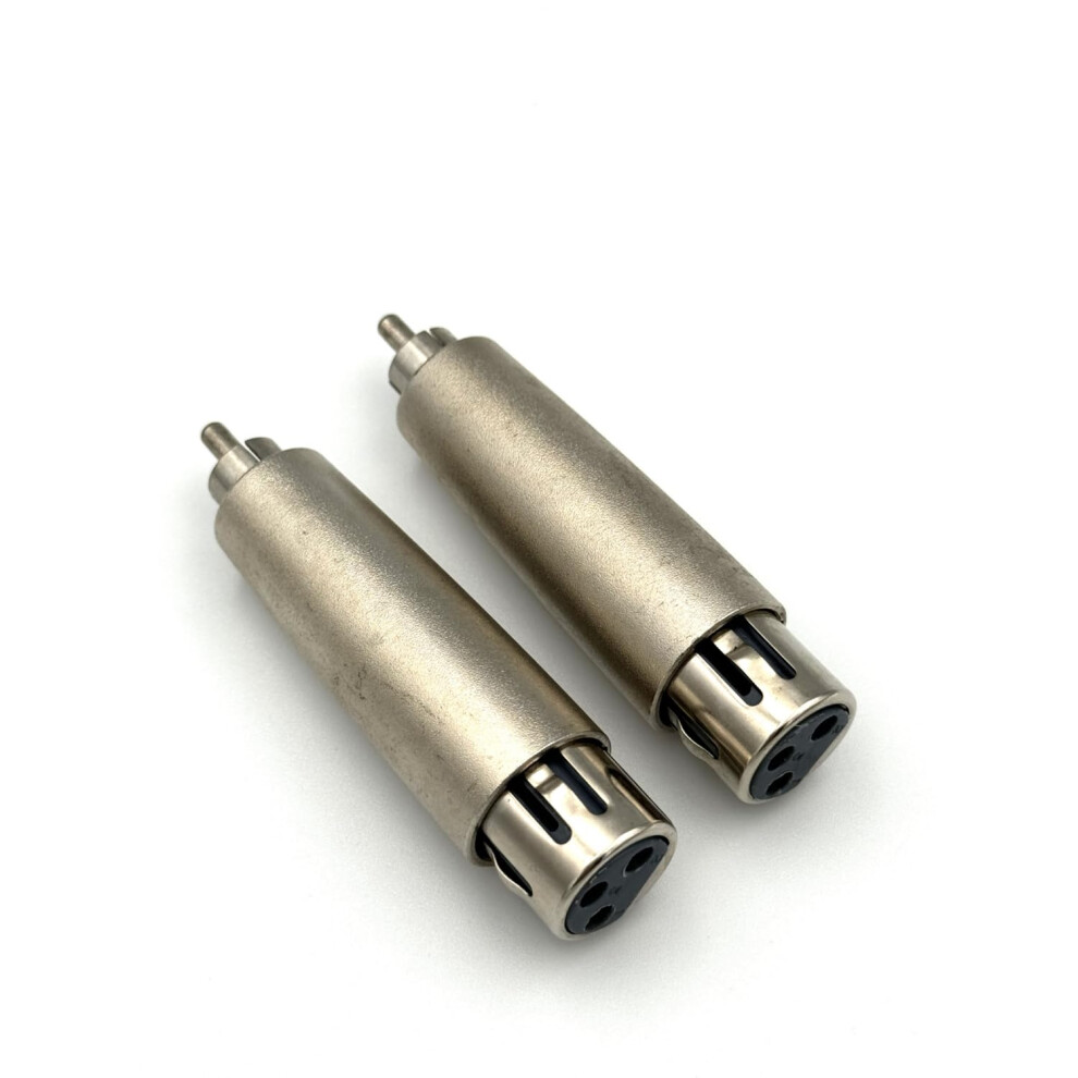 Qczhiwen Women's Rca To Xlr Adapter Ï¼2 Pcs Xlr 3Pin To Rca Male Audio Microphone Mic Connector Adapter,Xlr To Rca Converter Adapter
