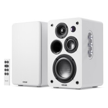 MAJORITY D100X Active Bookshelf Speakers | 2.0 Stereo System | Bluetooth, USB Playback | AUX, HDMI ARC, Optical, Phono | TV, PC, Turntable & Gaming Sp