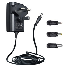 ANLINK 15V 1A/1000mA 1.8M Long Power Supply Adapter, AC 100-240V to DC 15V 1A Switching Adapter 5.5x2.1mm Wall Plug with 3 Tips for Cat Open Air Self