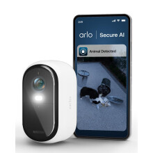 Arlo Essential 2 2K Video Security Camera Outdoor Wireless, Battery Operated Home Camera With Colour Night Vision, Light, Siren, 2 Way Audio & WiFi,