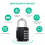Combination Padlock Heavy Duty Locks  BeskooHome 4Digit Weatherproof C 1